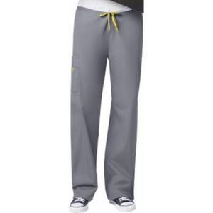 Wink Origins Sierra - Unisex Drawstring Cargo Scrub Pant Pewter L Regular